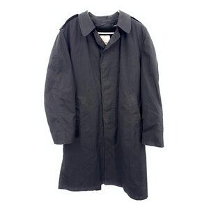 Military All Weather Trench RainCoat Man Black w/ Removable Liner 42R